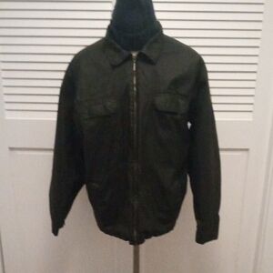 Merona Men's Dark Green Military Jacket